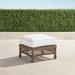 Hampton Ottoman in Driftwood Finish - Boucle Air Blue - Frontgate