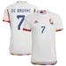 Men's adidas Kevin De Bruyne White Belgium National Team 2022/23 Away Replica Jersey