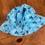 Disney Accessories | Disney Baby Bucket Hat | Color: Blue/Red | Size: Osbb