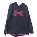 Under Armour Shirts & Tops | Girl's Black & Pink Under Armour Sweatshirt Hoodie Size Small(Or Medium) | Color: Black/Pink | Size: Sg