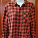 American Eagle Outfitters Tops | American Eagle Seriously Soft Buffalo Plaid Flannel Shirt M | Color: Black/Red | Size: M