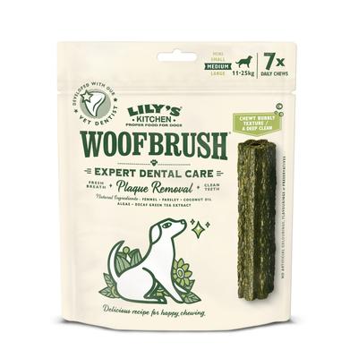 7 Chews Medium Woofbrush Lily's Kitchen Dental Dog Chews