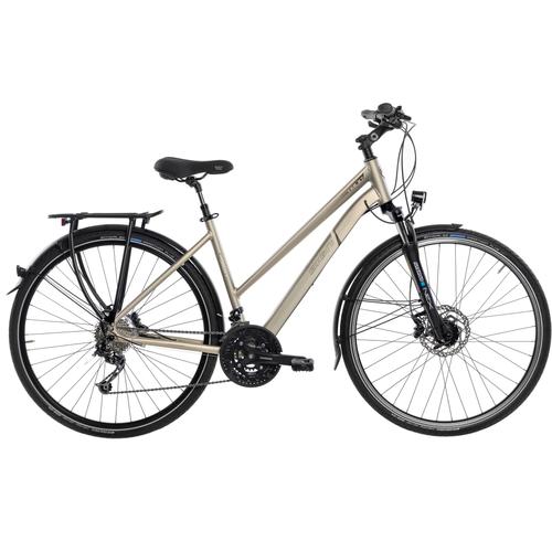 Trekkingrad SIGN Fahrräder Gr. 43 cm, 28 Zoll (71,12 cm), beige Trekkingräder für Damen