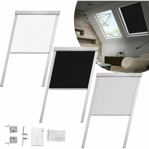 Froadp Dachfensterrollos Verdunklung Rollos Sicht- & Sonnenschutz Thermorollo Markisen