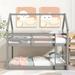 Harriet Bee Fuad Twin Platform Bed Wood in Gray | 72.4 H x 44.8 W x 79.5 D in | Wayfair 91E766A5B3EB4723984F04DFD847CCE6