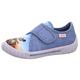 Hausschuh SUPERFIT "BILL WMS: Mittel" Gr. 31, blau (blau, motocross) Kinder Schuhe Hausschuhe