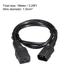 AC Power Cord 3 Prong C14 Male to C19 Female 1M 16A Extension Cable - Black - 250V 10A