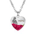 Kayannuo Christmas Clearance Heart Pendant Necklace Engraved With MOM Mother Plot Gift Love Accessories
