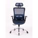 Rolling Home Blue Desk Chair with Adjustable Seat Height