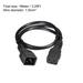 AC Power Cord 3 Prong C20 Male to C19 Female 1M PDU Extension Cable - Black - 250V 10A