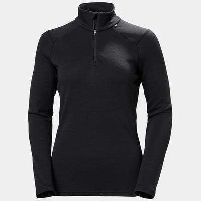 Helly Hansen Damen Lifa Merino Midweight Langarm-shirt Mit Halbreißverschluss M