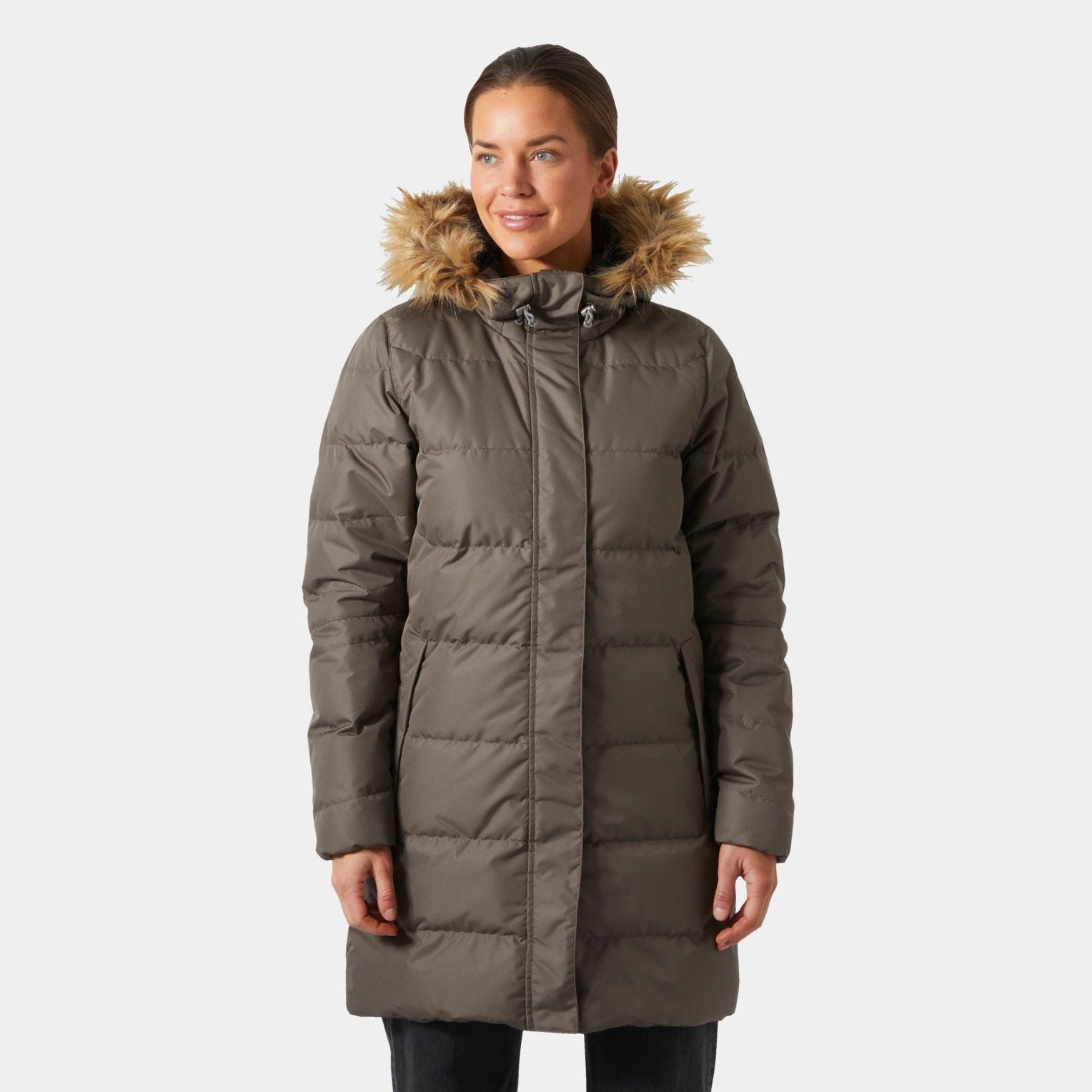Helly Hansen Damen Aden Langer Daunenparka M Image