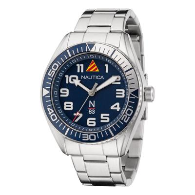 Nautica Men's Finn World Stainless Steel 3-Hand Watch Multi, OS
