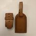 Louis Vuitton Accessories | Brown Vachetta Leather Luggage Tag And Poignet Made In France | Color: Brown | Size: Os