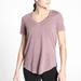 Athleta Tops | Athleta Cascadian Violet Scoop V-Neck Short Sleeve Breezy Tee Top | Color: Purple | Size: Various