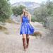 Free People Dresses | Free People | Like A Flirt Floral Halter Dress A27 | Color: Blue | Size: 2