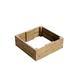 Gro Garden Products Wooden Raised Garden Bed - 90cm L x 90cm W x 30cm H Large Wooden Planters for Vegetables, Herbs, or Flowers - Garden Trough Planter - Planter Box with FSC Tanalised Timber