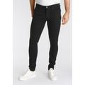 Skinny-fit-Jeans LEVI'S "SKINNY TAPER" Gr. 31, Länge 32, schwarz (black) Herren Jeans Skinny-Jeans