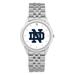 Unisex Silver Notre Dame Fighting Irish Team Logo Rolled Link Bracelet Wristwatch