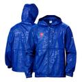 Men's Columbia Royal Chicago Cubs Camo Flash Forward Full-Zip Team Logo Windbreaker Jacket