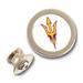 Gold Arizona State Sun Devils Team Logo Lapel Pin