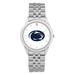 Unisex Silver Penn State Nittany Lions Team Logo Rolled Link Bracelet Wristwatch