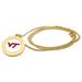 Women's Gold Virginia Tech Hokies Logo Pendant Necklace