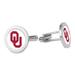 Silver Oklahoma Sooners Logo Cufflinks