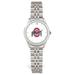 Women's Silver Ohio State Buckeyes Logo Medallion Rolled Link Bracelet Wristwatch