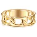 Yokoamii - Ring Metall-Legierung in Gelbgold Ringe Damen