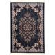 Orientteppich MORGENLAND "Mouna" Teppiche Gr. B/L: 150 cm x 225 cm, 9 mm, 1 St., schwarz Orientalische Muster Wohnzimmer, Fußbodenheizung geeignet