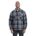 Berne SH69 Men's Timber Flannel Shirt Jacket in Plaid Slate size 2XL | Cotton