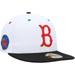 Men's New Era White/Black Brooklyn Dodgers Cooperstown Collection Primary Eye 59FIFTY Fitted Hat