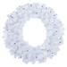 Northlight Seasonal Pre-Lit Woodbury White Pine Artificial Christmas Wreath Traditional Faux in Blue | 5 H x 5 W x 22 D in | Wayfair