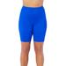 Plus Size Women's Chlorine Resistant Long Bike Short Swim Bottom by Swimsuits For All in Royal (Size 22)