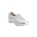 Extra Wide Width Women's CV Sport Tory Slip On Sneaker by Comfortview in Silver (Size 9 WW)
