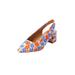 Extra Wide Width Women's The Mea Slingback by Comfortview in Multi Floral (Size 9 WW)