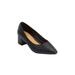 Extra Wide Width Women's The Knightly Pump by Comfortview in Black (Size 9 WW)