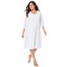 Plus Size Women's Angel Dress by Roaman's in White (Size 28 W)