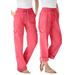 Plus Size Women's Convertible Length Cargo Pant by Woman Within in Sweet Coral (Size 32 WP)