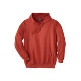 Men's Big & Tall Fleece Pullover Hoodie by KingSize in Clay (Size 9XL)