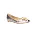 Women's Edie Flat by J. Renee in Taupe Gold (Size 8 M)