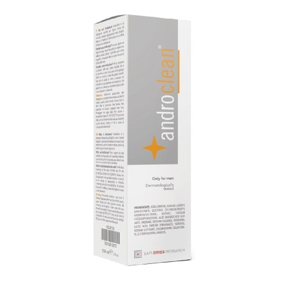 Androclean Detergente Intimo Maschile 150Ml 150 ml Schiuma