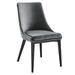 Viscount Performance Velvet Dining Chair by Modway Wood/Upholstered/Velvet in Gray | 34 H x 23 W x 19 D in | Wayfair EEI-5009-GRY