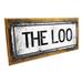17 Stories Outdoor Retro The Loo Sign, Wall Art For Bathroom Decor, Laundry Decor, Spa, Shower, Restroom, Laundromat, Mud Room | Wayfair