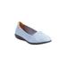 Women's The Bethany Flat by Comfortview in Denim Metallic (Size 8 M)