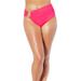 Plus Size Women's Side Ring Bikini Bottom by Swimsuits For All in Pink (Size 14)