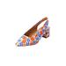 Women's The Mea Slingback by Comfortview in Multi Floral (Size 9 1/2 M)