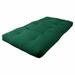 Twin Medium Firm 6" Memory Foam Mattress - Red Barrel Studio® Charneco Renewal Futon in Green | 39 H x 75 W 6 D Wayfair