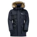 Funktionsparka JACK WOLFSKIN "GLACIER PEAK PARKA K" Gr. 164, blau (night, blue) Kinder Jacken Westen